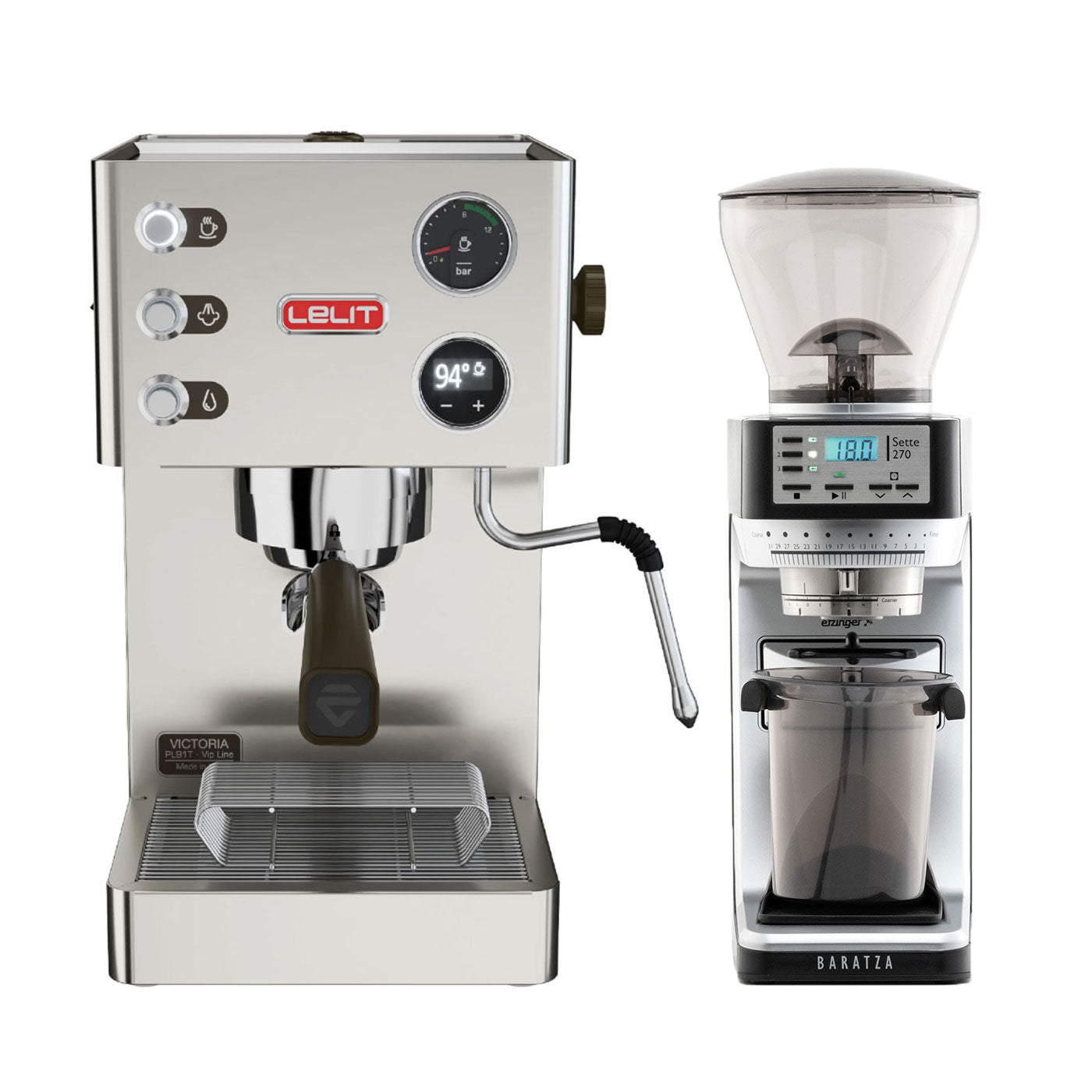 Best Mid-Range Espresso Machine and Grinder Bundle Lelit
