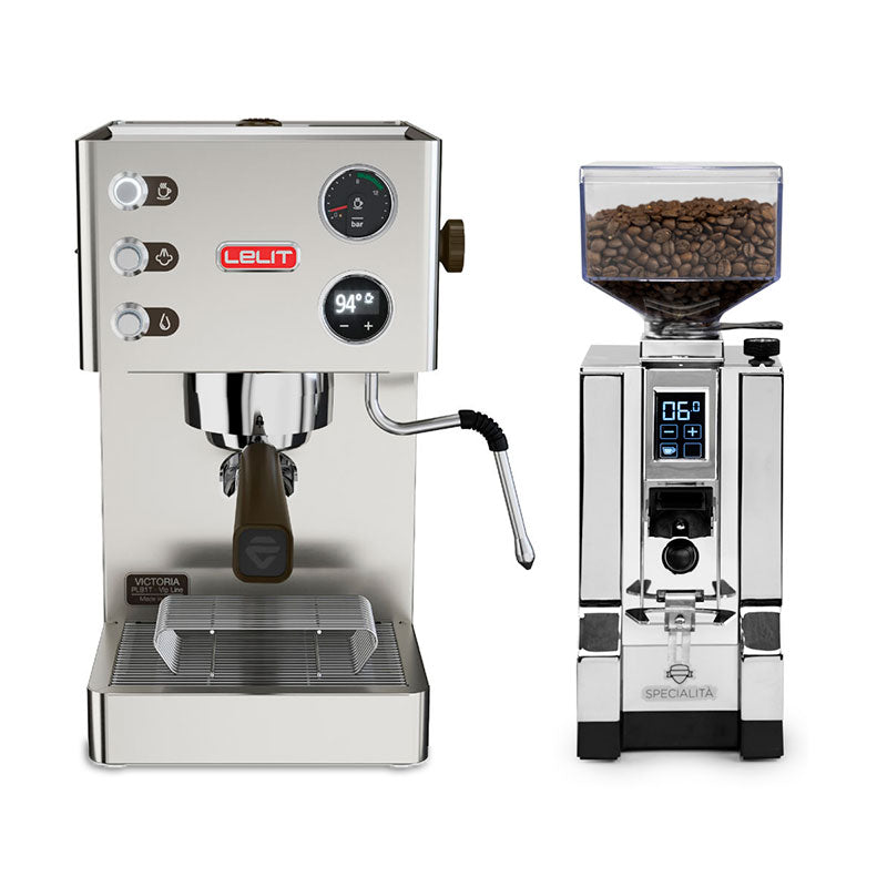 Best Mid-Range Espresso Machine and Grinder Bundle, Lelit Victoria