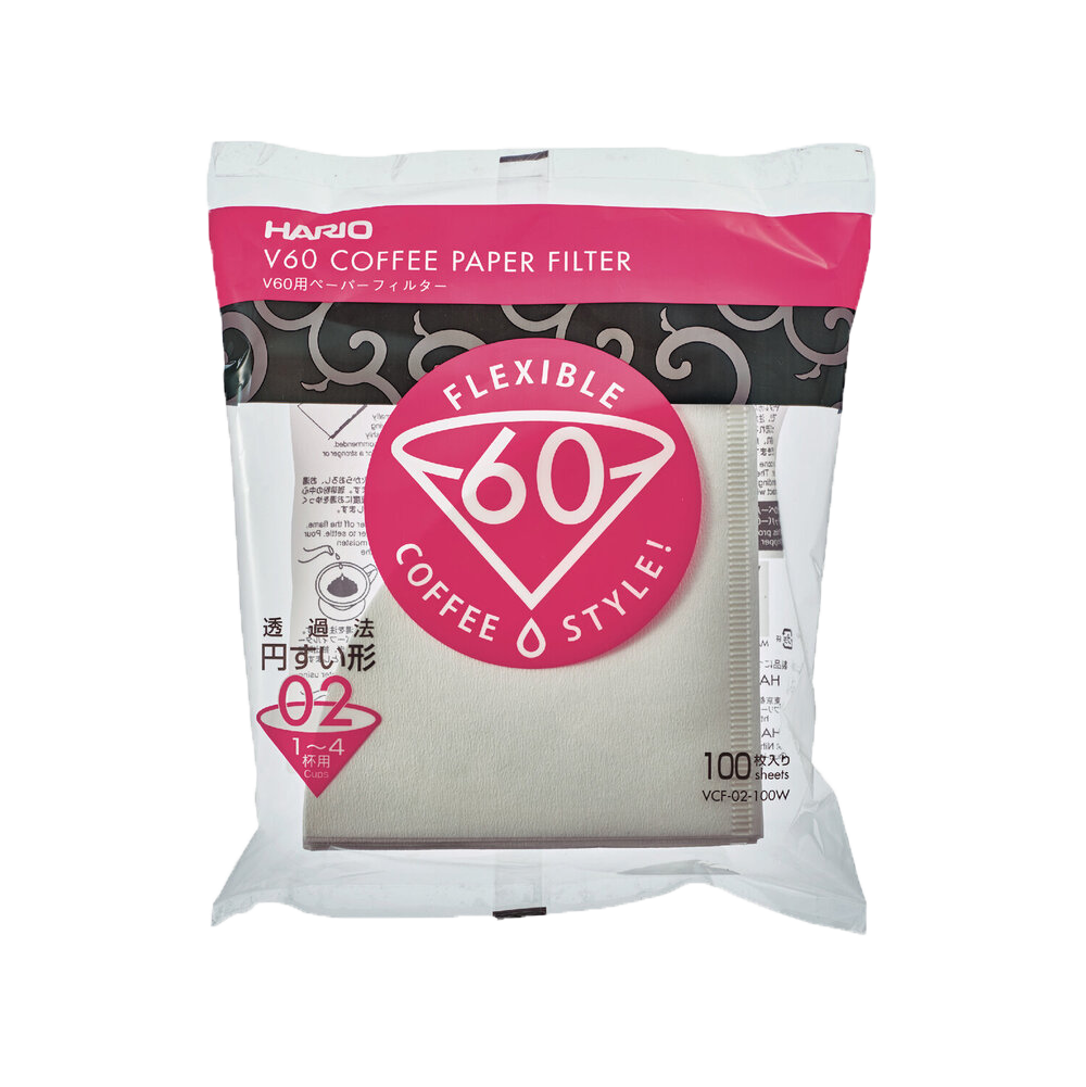 Hario V60 | Paper Filter | Size 02 | 100ct | White