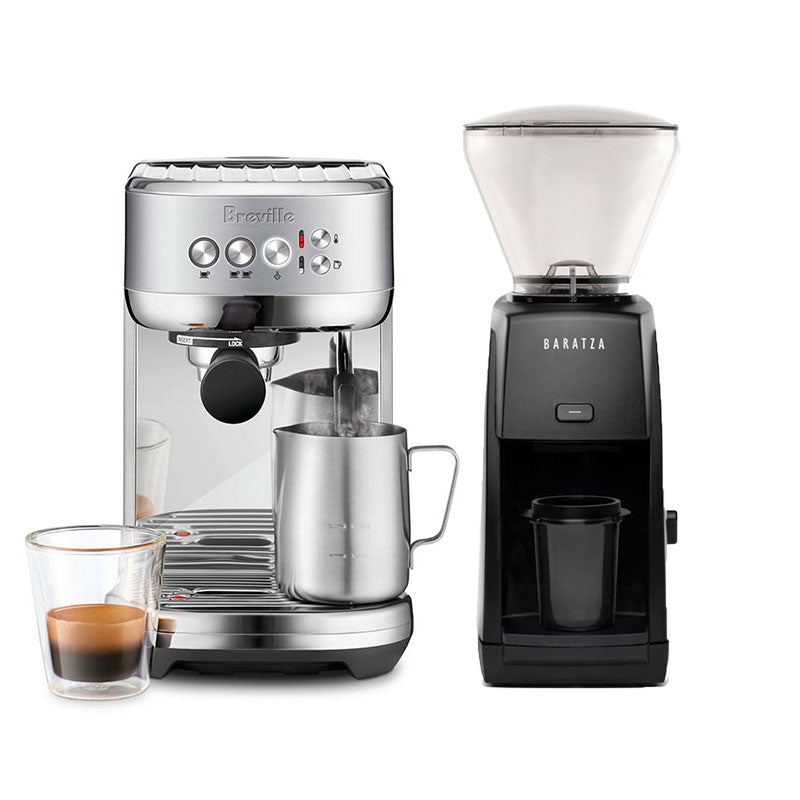 Beginner Espresso Machine and Grinder Bundle | Breville Bambino