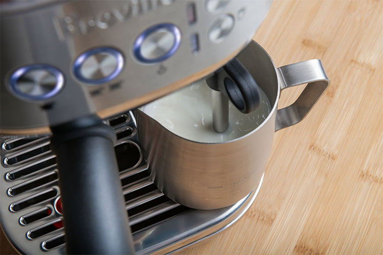 Beginner Espresso Machine and Grinder Bundle Breville Bambino Plus Coffee Bros.